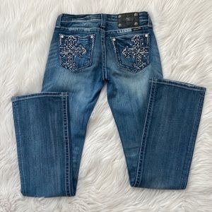 Miss me boot cut jeans.